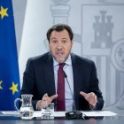 (Foto de ARCHIVO)
El ministro de Transportes y Movilidad Sostenible, Óscar Puente, durante una rueda de prensa posterior al Consejo de Ministros, en el Palacio de la Moncloa, a 23 de diciembre de 2025, en Madrid (España).  El Gobierno ha aprobado en el último Consejo de Ministros del año 2025 el nuevo abono transporte único para todo el territorio español, además de prorrogar los descuentos al transporte público. Además el Ejecutivo ha aprobado los criterios para la prórroga de los Presupuestos de 2023.

Alberto Ortega / Europa Press
23 DICIEMBRE 2025;GOBIERNO;ABONO;TRANSPORTE;ESTATAL
23/12/2025