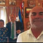 Francisco Espinosa  junto al conseguidor del Caso Mediador, Antonio Navarro Tacoronte