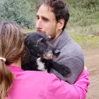 Boro, ya a salvo, junto a su familia
