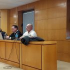 Acusados y sus abogados en el juicio de la primera pieza del 'caso Mediador', con Marco Antonio Navarro en primer término