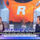 Óscar puente en La hora de la 1