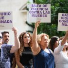 Protesta por la muerte de una víctima de violencia de género en Andalucía.