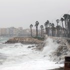 Imágenes del paso de la borrasca Joseph por Málaga.