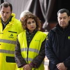 La vicepresidenta primera del Gobierno y ministra de Hacienda, María Jesús Montero en Adamuz, Córdoba.