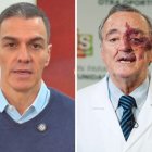 Pedro Sánchez y el doctor Mariano Barbacid