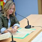 La candidata del PSOE a la presidencia de Aragón, Pilar Alegría