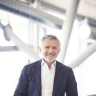 El presidente de Volkswagen Group España Distribución, Paco Pérez Botello en el almuerzo en el que ha participado Esdiario.