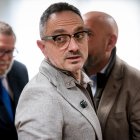 El alcalde de Móstoles, Manuel Bautista, comparece ante los medios, en el Ayuntamiento de Móstoles, a 5 de febrero de 2026, en Móstoles, Madrid (España).

A. Pérez Meca / Europa Press
05/2/2026
