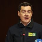 El presidente de la Junta de Andalucía, Juanma Moreno