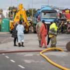La UME continúa labores en zonas anegadas de El Palmar de Troya (Sevilla).