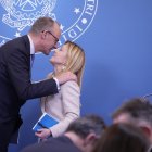 Giorgia Meloni y Friedrich Merz