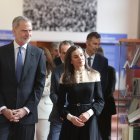 El rey Felipe VI y la reina Letizia visitan la exposición “In Memoriam Tomás y Valiente. 1996-2026”, a 13 de febrero de 2026, en Madrid