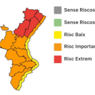 Alertas activas por viento