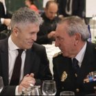 El DAO de la Policía Nacional, José Ángel González, y Fernando Grande-Marlaska