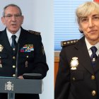 El exdirector adjunto operativo (DAO) de la Policía, José Ángel González Jiménez, y la que es su sustituta interina, Gemma Barroso.
