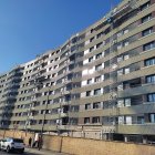 Viviendas en construcción en el barrio de Bolueta