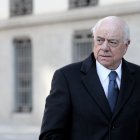 El expresidente del BBVA, Francisco González, a su llegada a la Audiencia Nacional.