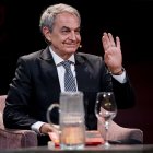José Luis Rodríguez Zapatero en la presentación de un libro el pasado 3 de febrero.
