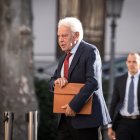 El expresidente del Gobierno Felipe González, durante la presentación del libro ‘El Rey’ de Manuel García-Pelayo, en el Senado, a 25 de febrero de 2026, en Madrid (España). La presentación del libro ‘El Rey’, de Manuel García-Pelayo, coincide con la conmemoración del XXXV aniversario del fallecimiento del autor.  ?

Diego Radamés / Europa Press
25 FEBRERO 2026;PRESENTACIÓN DE LIBRO
25/2/2026