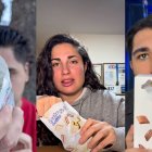 Tres creadores prueban en redes los cereales rellenos de leche Hacendado recubiertos de chocolate blanco, la novedad de Mercadona que se está agotando en los lineales.
