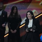La actriz Alauda Ruiz de Azúa recoge el Goya a Mejor Guión Original por 'Los domingos'