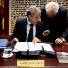 El expresidente del Gobierno José Luis Rodríguez Zapatero comparece ante la Comisión de Investigación sobre el ‘caso Koldo’, en el Senado, a 2 de marzo de 2026, en Madrid (España). Zapatero ha sido citado por el Partido Popular para dar explicaciones sobre el rescate financiero público a la aerolínea Plus Ultra, por ello el PP ha pedido las declaraciones de IRPF desde que el socialista fue presidente, su declaración de bienes y propiedades, tanto en España como en el extranjero, y copia de las comunicaciones con las autoridades venezolanas por el rescate de la compañía Plus Ultra.

Eduardo Parra / Europa Press
02/3/2026