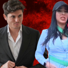 Vito Quiles y Sarah Santaolla con cabestrillo