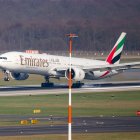 Avión de la aerolínea Emirates (foto de archivo)