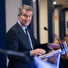 El presidente del PP, Alberto Núñez Feijóo