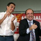 Miquel Iceta y Pedro Sánchez