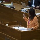 La portavoz de Emergencias del PSPV-PSOE en Les Corts, Alicia Andújar