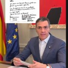 El presidente del Gobierno, Pedro Sánchez, presume de las cartas que le llegan de todo el mundo elogiando su postura con la guerra en Irán.