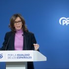 Carmen Fúnez, vicesecretaria de Sanidad y Política Social del PP

Alberto Ortega / Europa Press