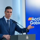 El presidente del Gobierno, Pedro Sánchez, durante una rueda de prensa posterior al Consejo de Ministros extraordinario, en el Palacio de la Moncloa, a 20 de marzo de 2026, en Madrid (España). Sánchez ha informado del plan integral de respuesta a las consecuencias de la guerra en Oriente Medio.

Matias Chiofalo / Europa Press
20/3/2026