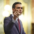 El presidente del Gobierno, Pedro Sánchez