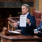 El presidente del PP, Alberto Núñez Feijóo