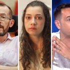 Pablo Echenique, Noelia y Emilio Delgado