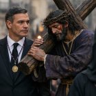 Imagen creada con IA de Pedro Sánchez en su semana de pasión