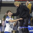 La Infanta Cristina y Pablo Urdangarin, el 27 de febrero en un partido de ASOBAL,