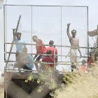 Inmigrantes en Melilla.