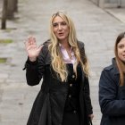 La ex Miss Asturias, Claudia Montes, a su llegada al Tribunal Supremo