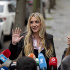 La ex Miss Asturias, Claudia Montes, a su llegada al Tribunal Supremo