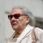 La empresaria Carmen Pano a su salida del Tribunal Supremo