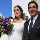 Alberto Herrera y Blanca Llandres celebran el bautizo del pequeño Marcos en Sevilla