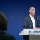 El portavoz del Partido Popular de Extremadura, José Ángel Sánchez Juliá