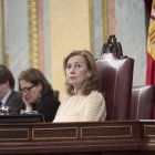 (Foto de ARCHIVO)
La presidenta del Congreso Francina Armengol, durante el pleno en el Congreso de los Diputados, a 14 de abril de 2026, en Madrid (España). El pleno aborda dos proposiciones de ley (velo integral y CNMC digital), dos PNL sobre víctimas del Patronato y bibliocausto, una moción del PP sobre infraestructuras ferroviarias, interpelaciones y preguntas al Gobierno sobre guerra, fiscalidad, energía, financiación autonómica y gestión, además de cuatro acuerdos internacionales con visados, diplomacia y electricidad.

Jesús Hellín / Europa Press
14/4/2026