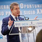 El presidente de Castilla-La Mancha, Emiliano García-Page, inaugura, en la sede de FEDETO en Toledo, la Jornada ‘Castilla-La Mancha, Tierra de Oportunidades. Modelos de negocio para el siglo XXI’, que organiza el periódico digital ENCLM.

REMITIDA / HANDOUT por DAVID ESTEBAN GONZALEZ/JCCM
Fotografía remitida a medios de comunicación exclusivamente para ilustrar la noticia a la que hace referencia la imagen, y citando la procedencia de la imagen en la firma
27/4/2026