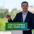 Juanma Moreno ha arrancado la campaña en Sevilla