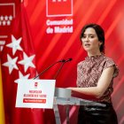 La presidenta de la Comunidad de Madrid, Isabel Díaz Ayuso