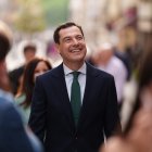 El presidente del PP de Andalucía y candidato a la reelección, Juanma Moreno